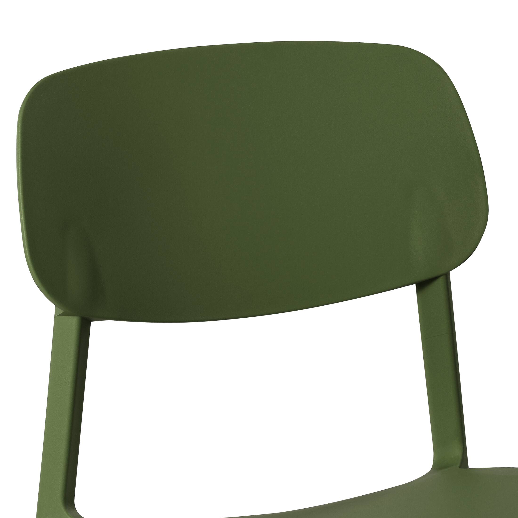 Alt View 3. WestinTrends - WestinTrends Playa 7-Piece Outdoor Metal Patio Dining Set with Stackable Chairs - Olive Green.