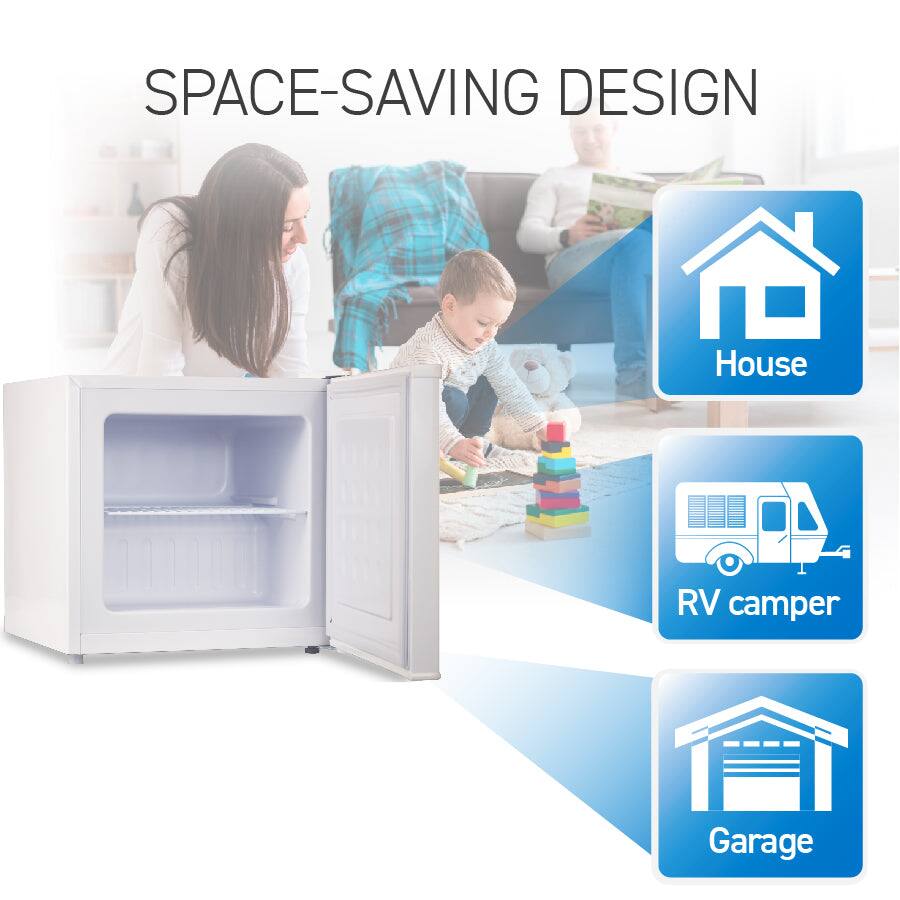 SPACE-SAVING DESIGN

- House
- RV camper
- Garage