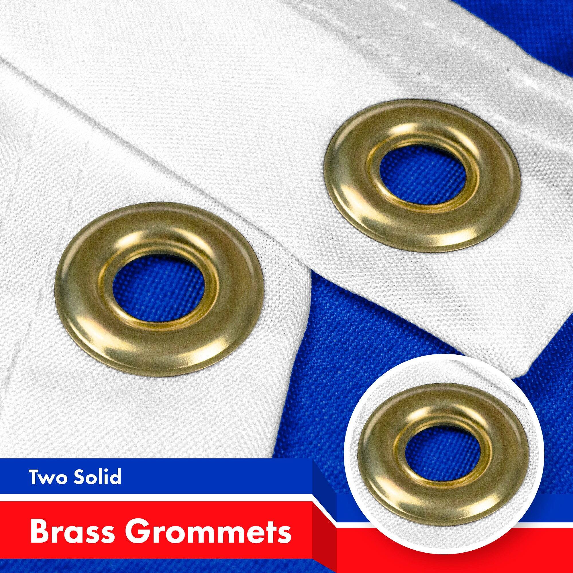 Two Solid Brass Grommets