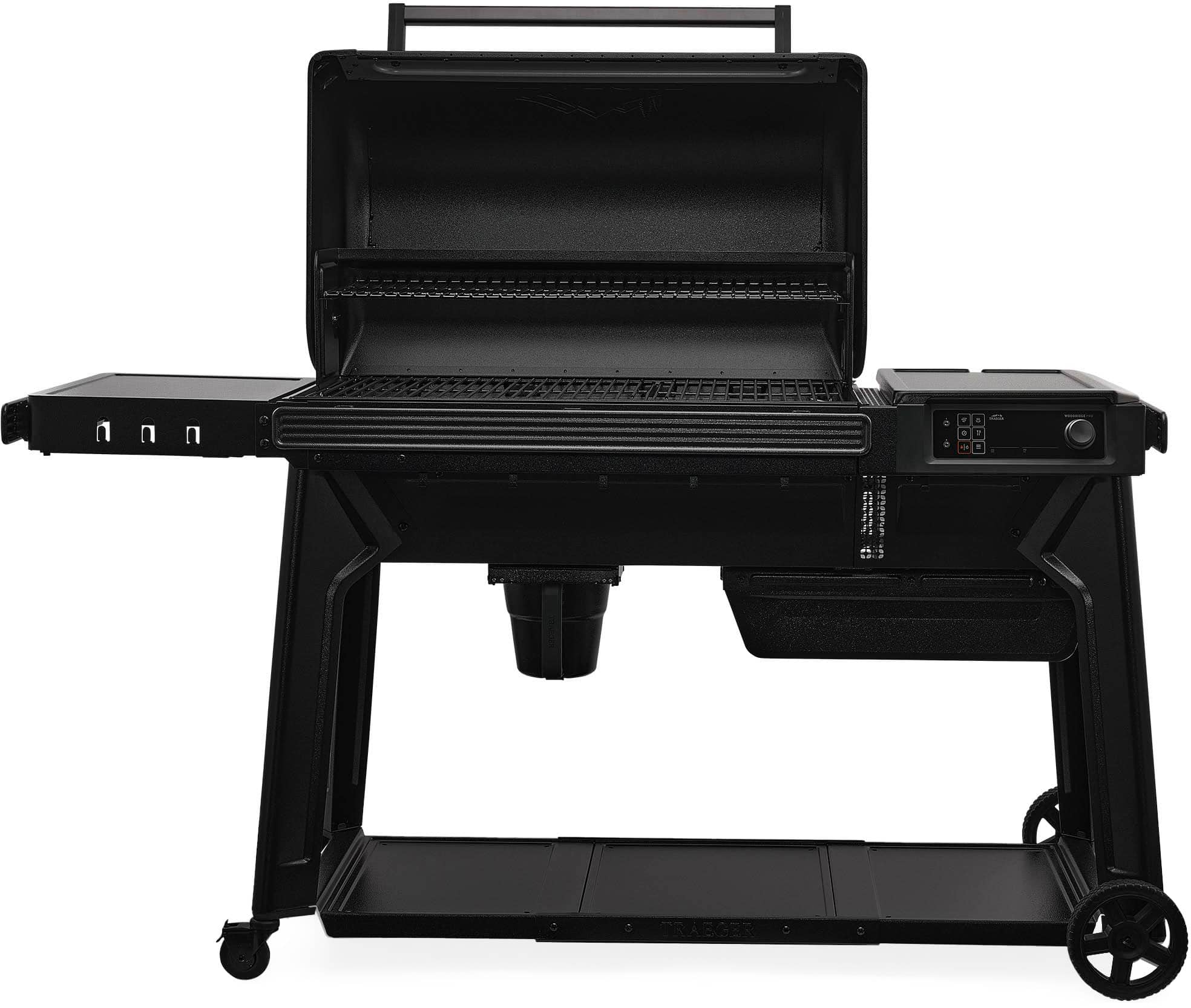 Alt View 1. Traeger Grills - Woodridge Pro Pellet Grill - Black.
