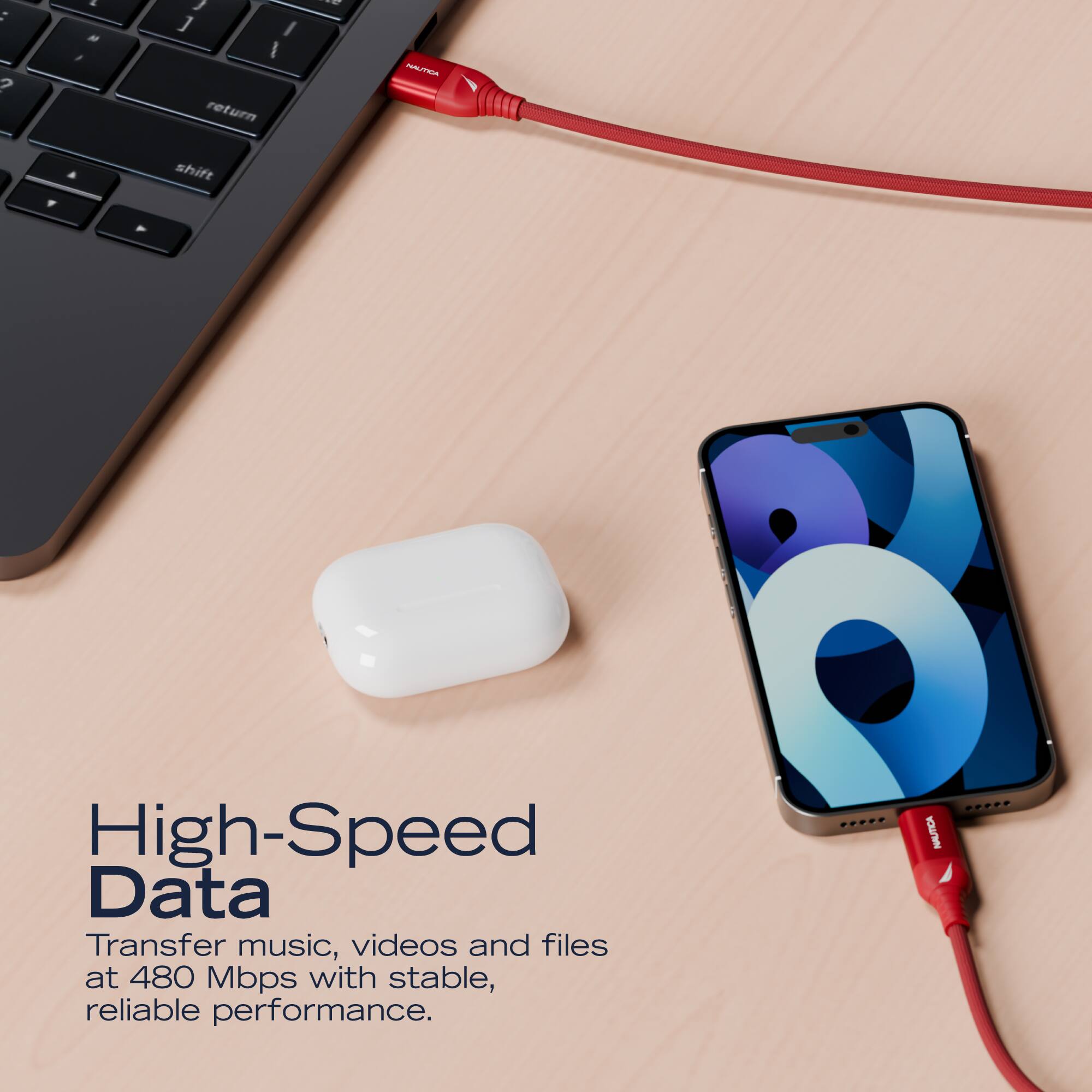 High-Speed Data  
Transfer music, videos and files at 480 Mbps with stable, reliable performance.