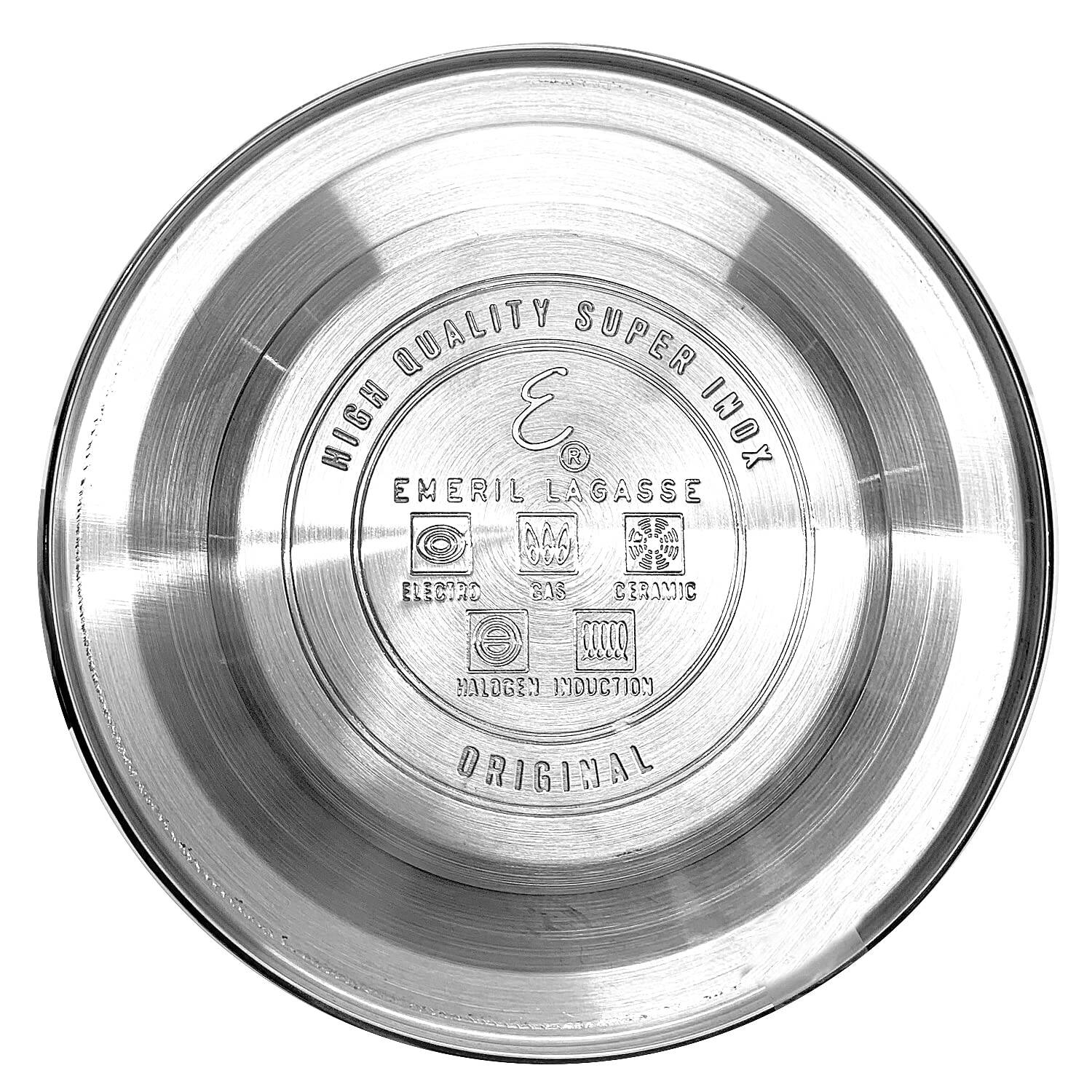 HIGH QUALITY SUPER INOX  
EMERIL LAGASSE  
ELECTRO  
CERAMIC  
HALOGEN  
INDUCTION  
ORIGINAL