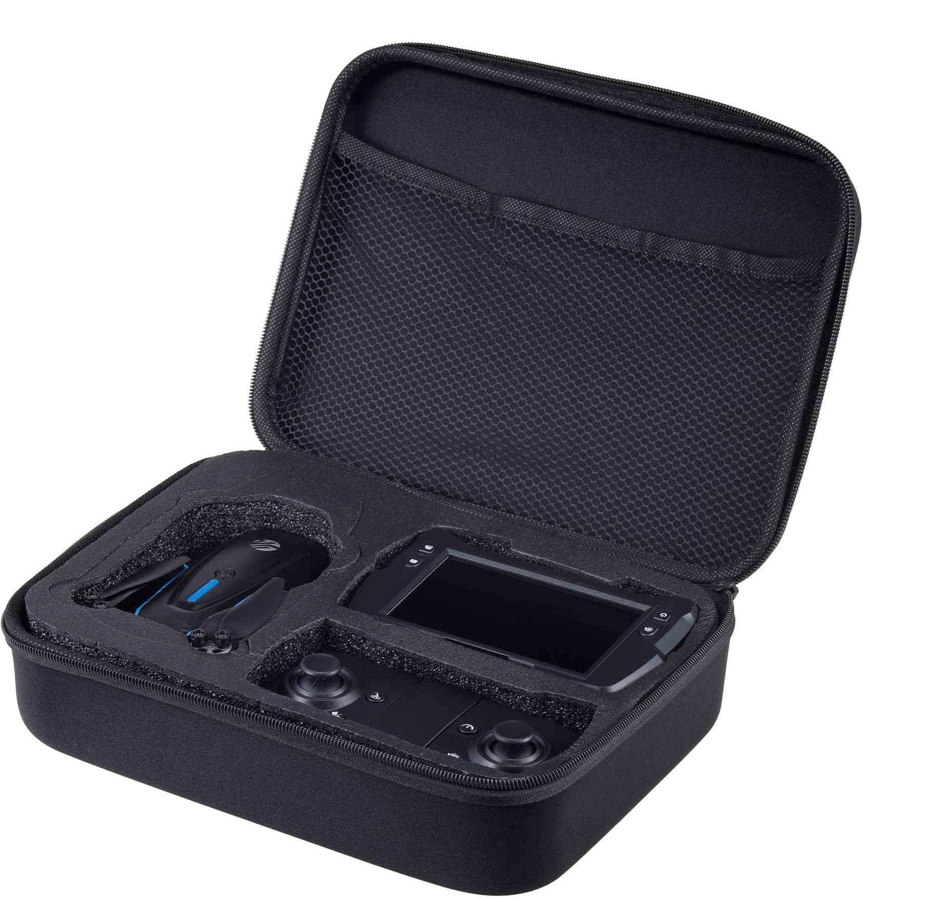 Left. Vivitar - Sky View FPV Real-Time 4K Video Transmission Drone - Black.