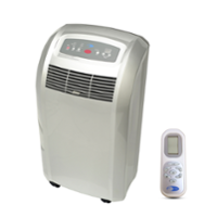 Whynter - 400 Sq. Ft. Portable Air Conditioner - Platinum - Front_Zoom
