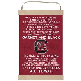 Jardine - South Carolina Gamecocks Fight Song Banner Sign - Maroon