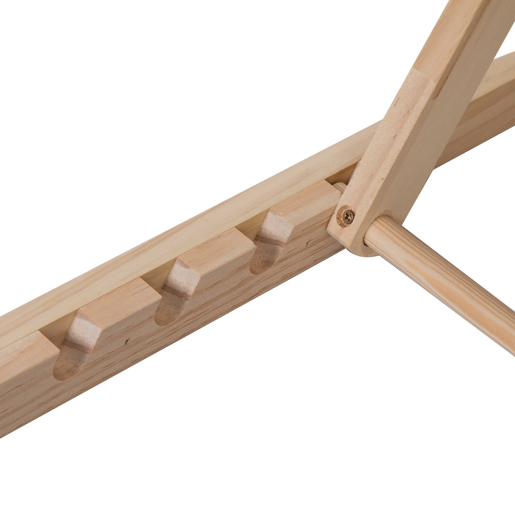 Angle. APRILSOUL - 39in Long Wooden Pet Ramp Folding Dog Cat Ramp with Height Adjustment From 16.3in to 24in and Non-Slip Mat for Bed Couch.