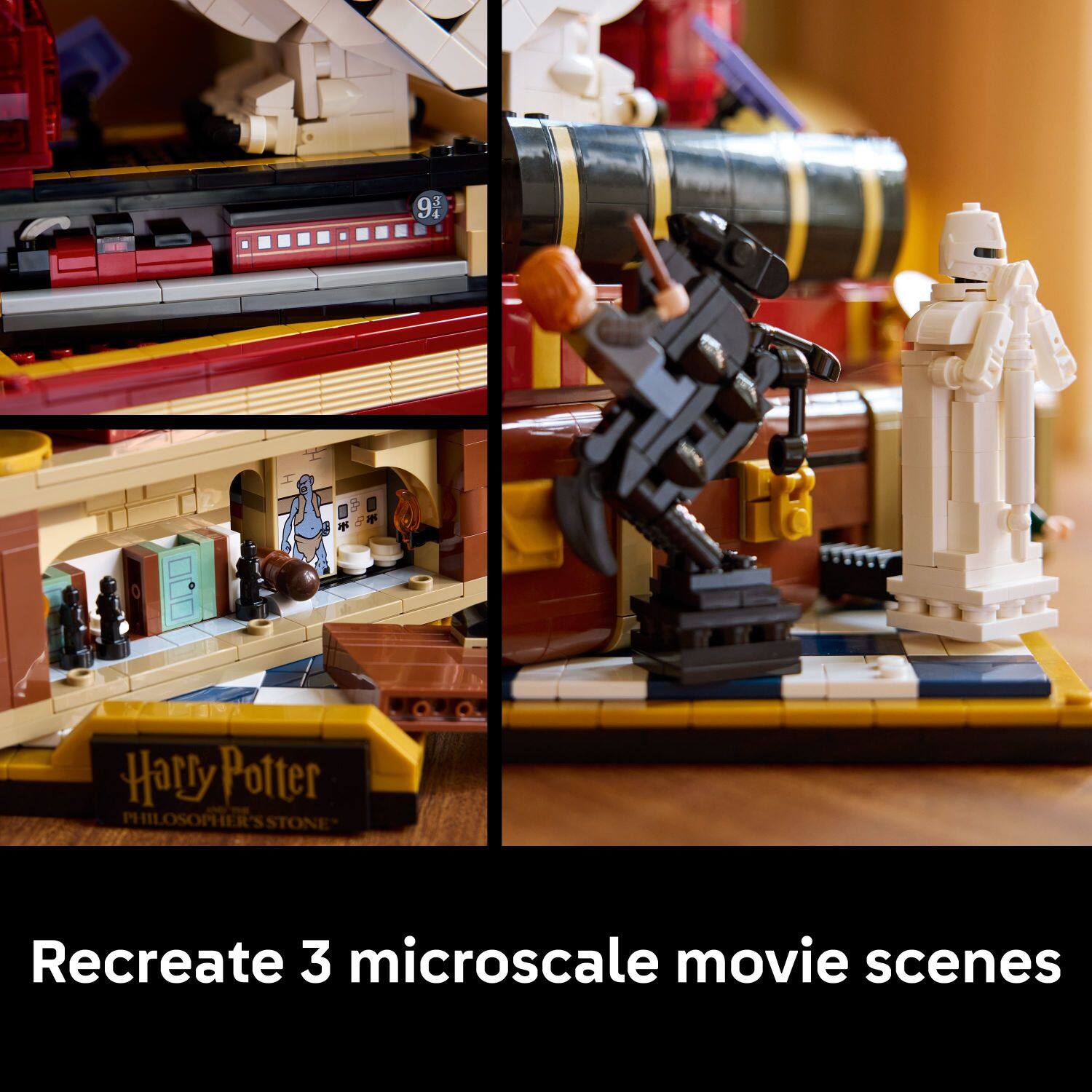 Harry Potter PHILOSOPHER'S STONE  
Recreate 3 microscale movie scenes