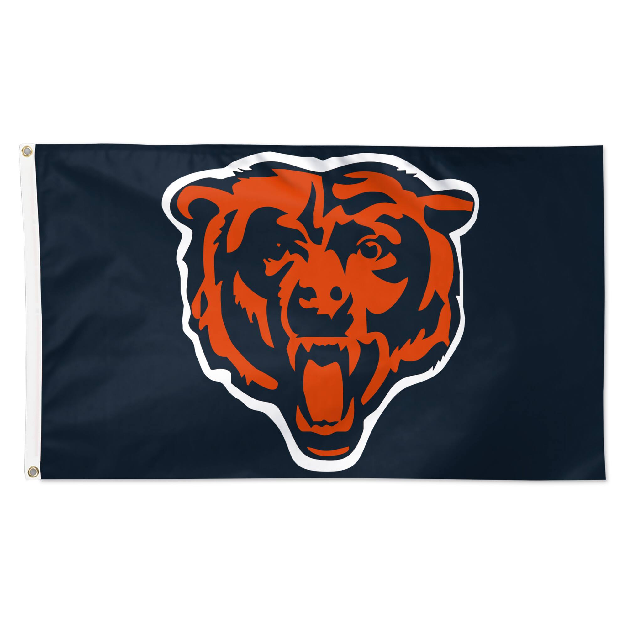 Front. WinCraft - Chicago Bears 3' x 5' Primary Logo Single-Sided Flag - Multicolor.
