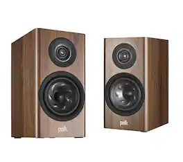 Polk Audio - Polk Reserve R100 Bookshelf Speaker, 1" Pinnacle Ring Tweeter & 5.25" Turbine Cone Woofer (Pair) - Walnut