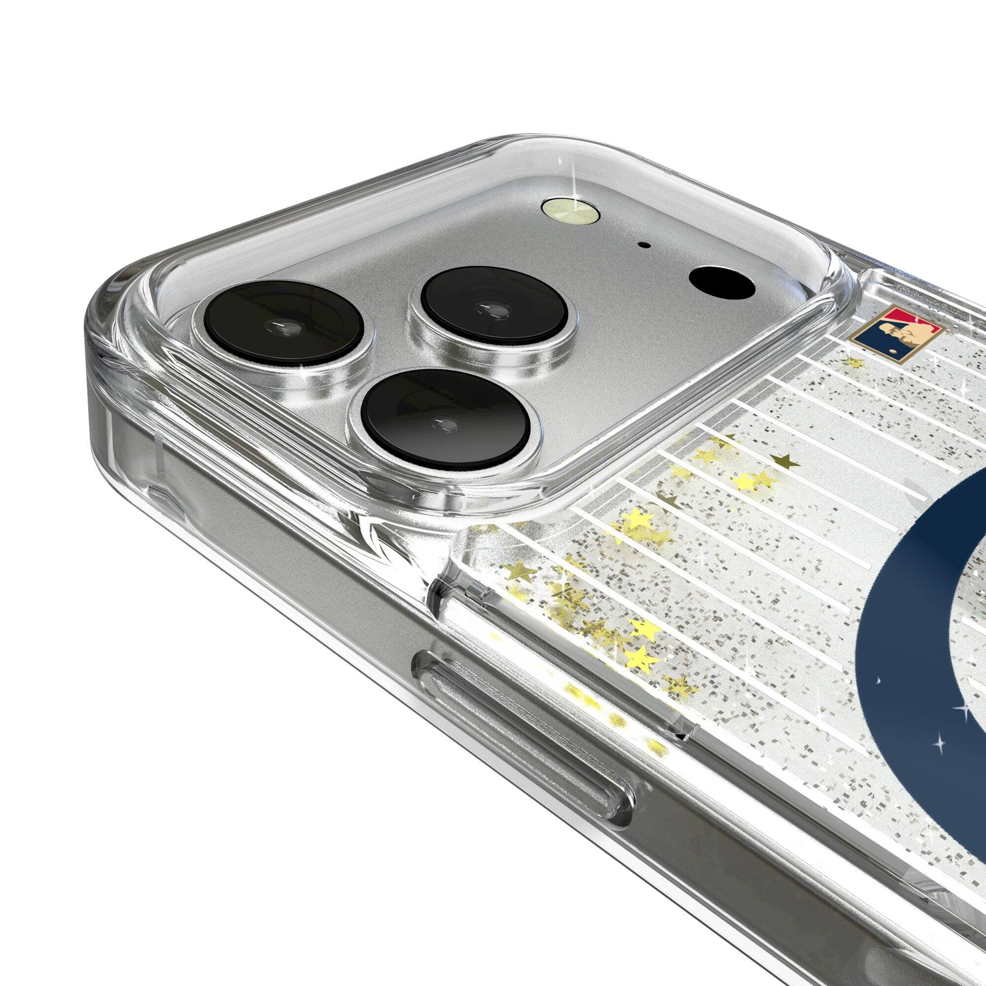 Alt View 2. Keyscaper - Chicago White Sox 1919-1921 Cooperstown Pinstripe iPhone Glitter Case - 16 - Multicolor.