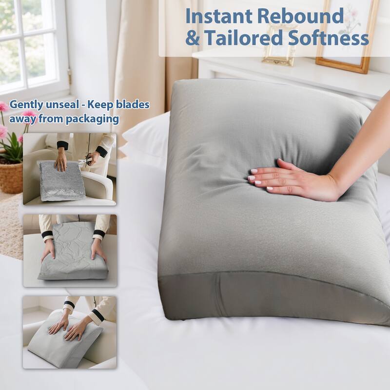 Instant Rebound & Tailored Softness

Gently unseal - Keep blades away from packaging.