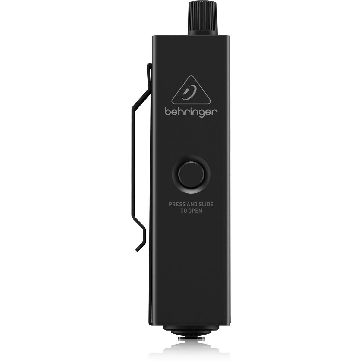 Behringer  
PRESS AND SLIDE TO OPEN
