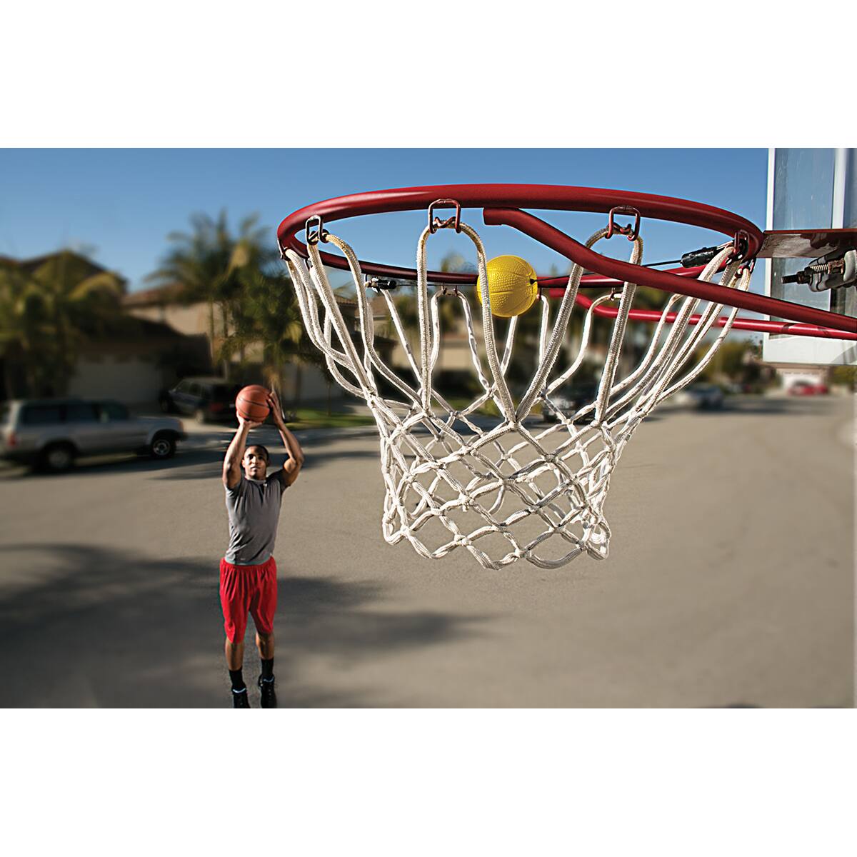 Alt View 1. SKLZ - SKLZ Basketball Shooting Target - Black/Yellow - Black/Yellow.