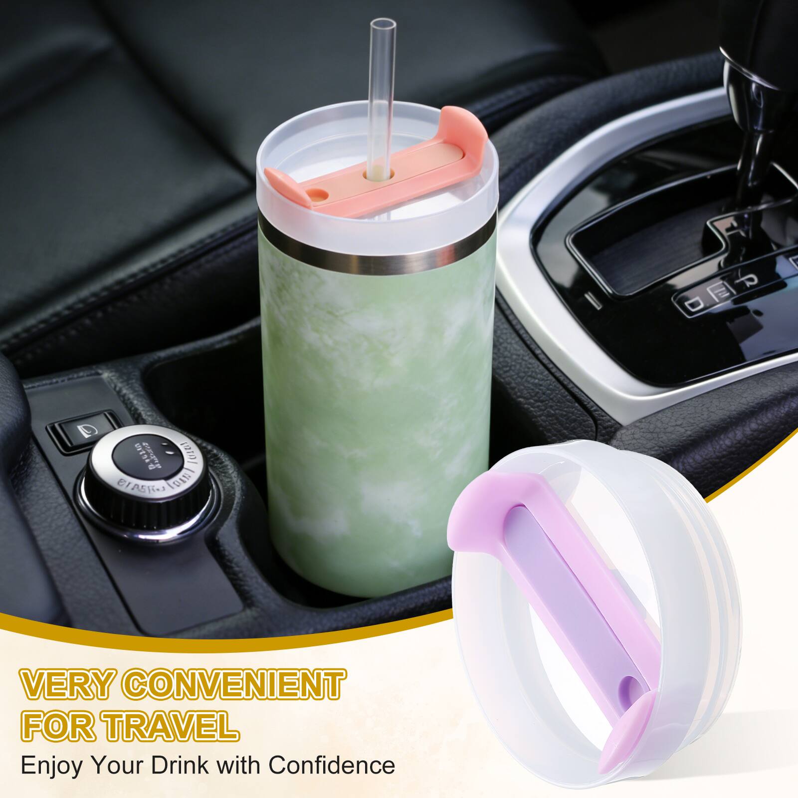 VERY CONVENIENT FOR TRAVEL  
Enjoy Your Drink with Confidence