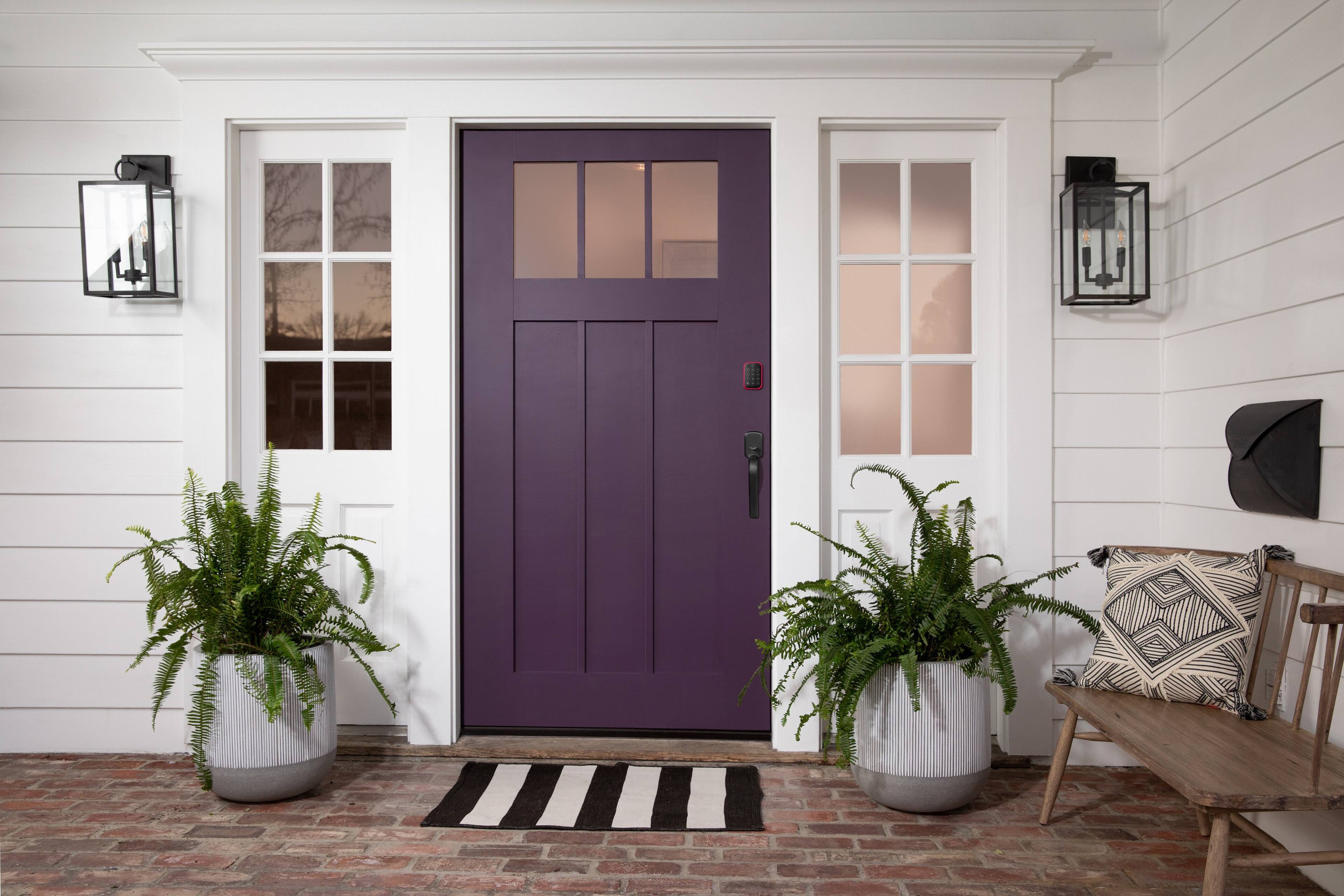 Alt View 11. Yale - Assure Lock 2 - Smart Lock Keyless Wi-Fi Deadbolt with Touchscreen Keypad Access - Pantone Viva Magenta.