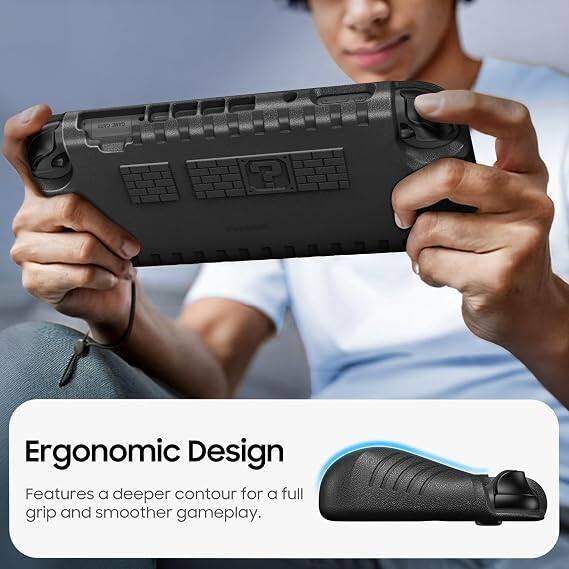 Ergonomic Design Features a deeper contour for a full grip and smoother gameplay.