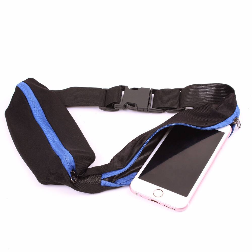 Alt View 2. JupiterGear - Dual Pocket Running Belt Sports and Travel Fanny Pack for Jogging, Cycling and Outdoors - Royal Blue.