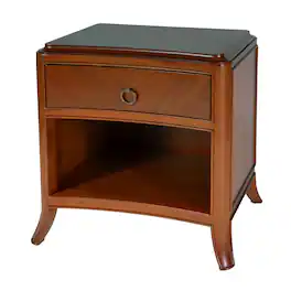 Butler Specialty - Granby 25 in. W 1 Drawer Nightstand with Lower Open Shelf - Brown