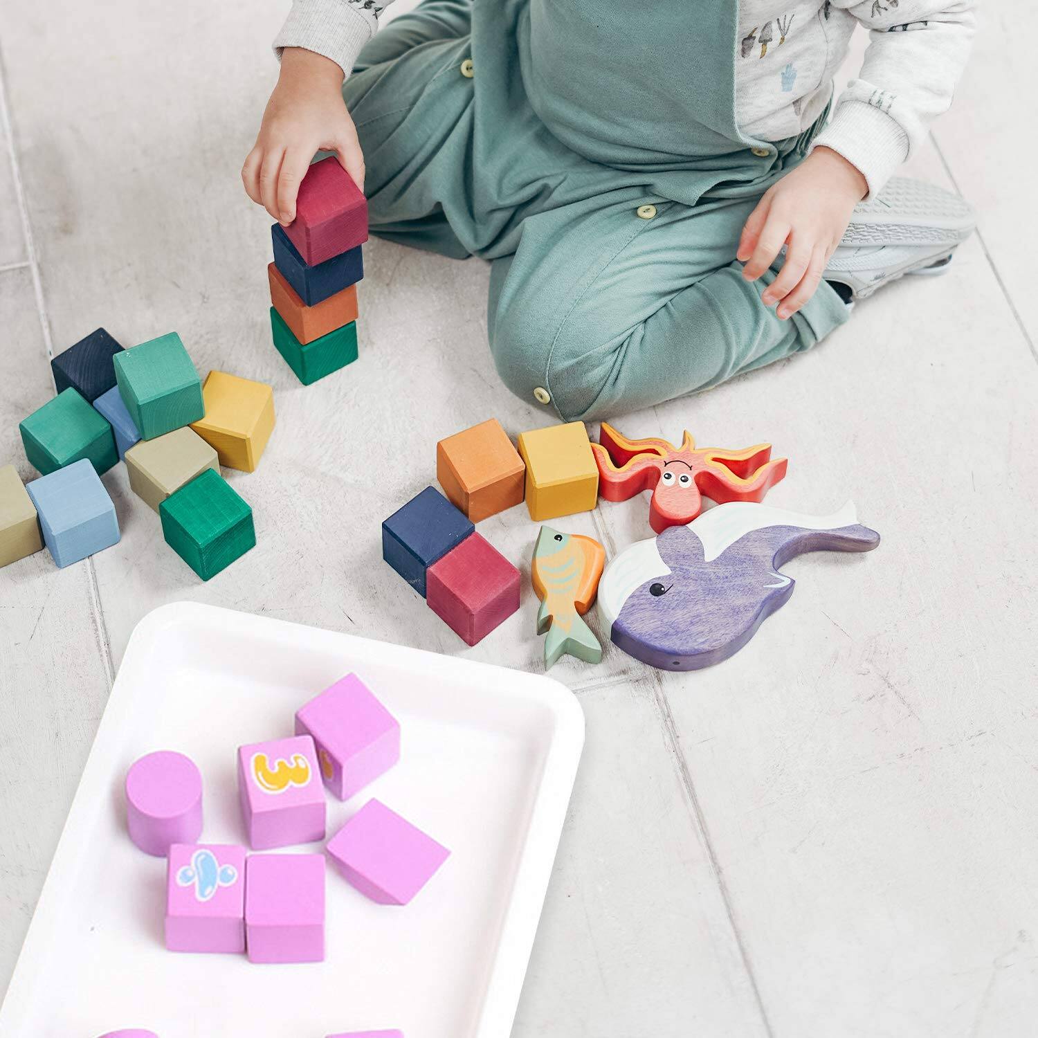 Alt View 2. Dapper Styles - Plastic Art Trays - Stackable Activity  Craft Organizer Serving Tray For Diy Projects Painting Beads 3 1 - 13.4 x 9.8 x 1 inch.