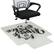 Alt View 11. Mind Reader - Chair Mat Home Office - White/Black.