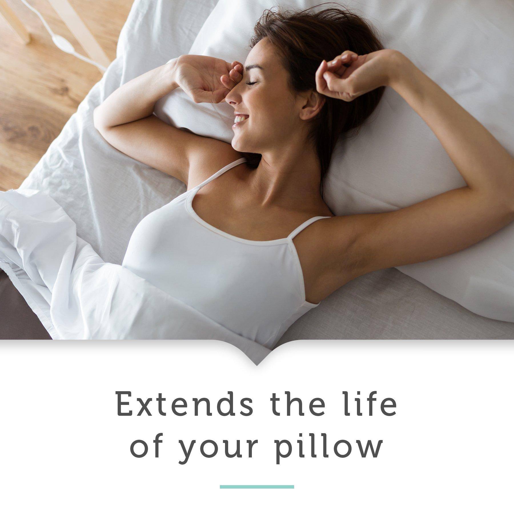 Extends the life of your pillow