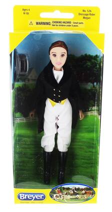Breyer - Traditional Series Dressage Rider Megan Figure - Black/White