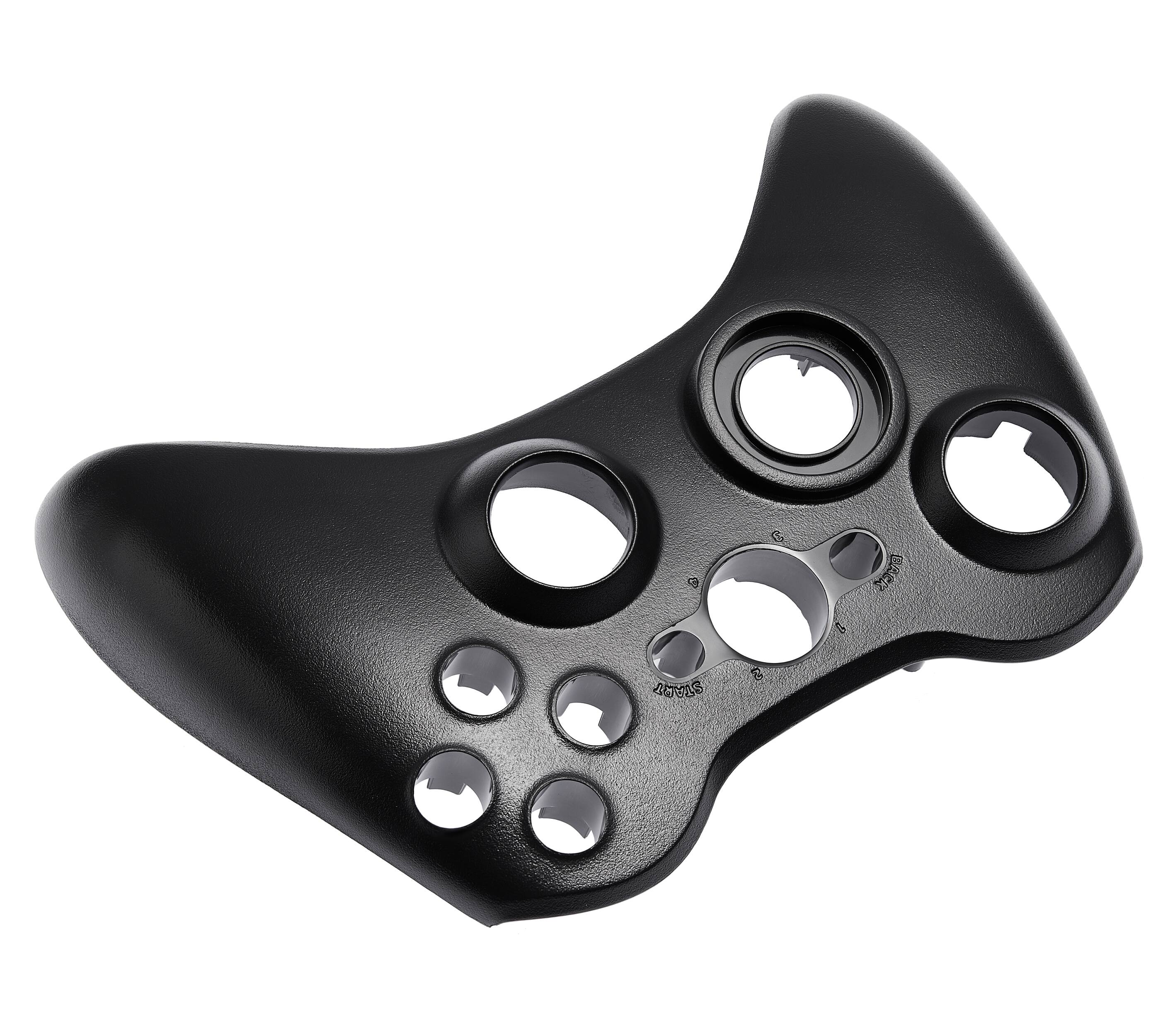 Alt View 1. MobileSentrix - Top Faceplate Compatible For Xbox 360 / 360 E / 360 S Controller - Black - Black.