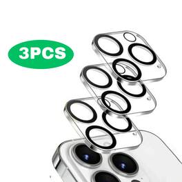 Qixxronics - 3x for iPhone 13 Pro Max Camera Lens Protector Tempered Glass Lens Cover Flim - Clear