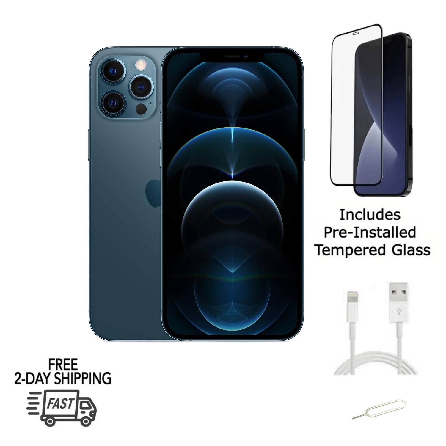 Includes Pre-Installed Tempered Glass  
FREE 2-DAY SHIPPING FAST