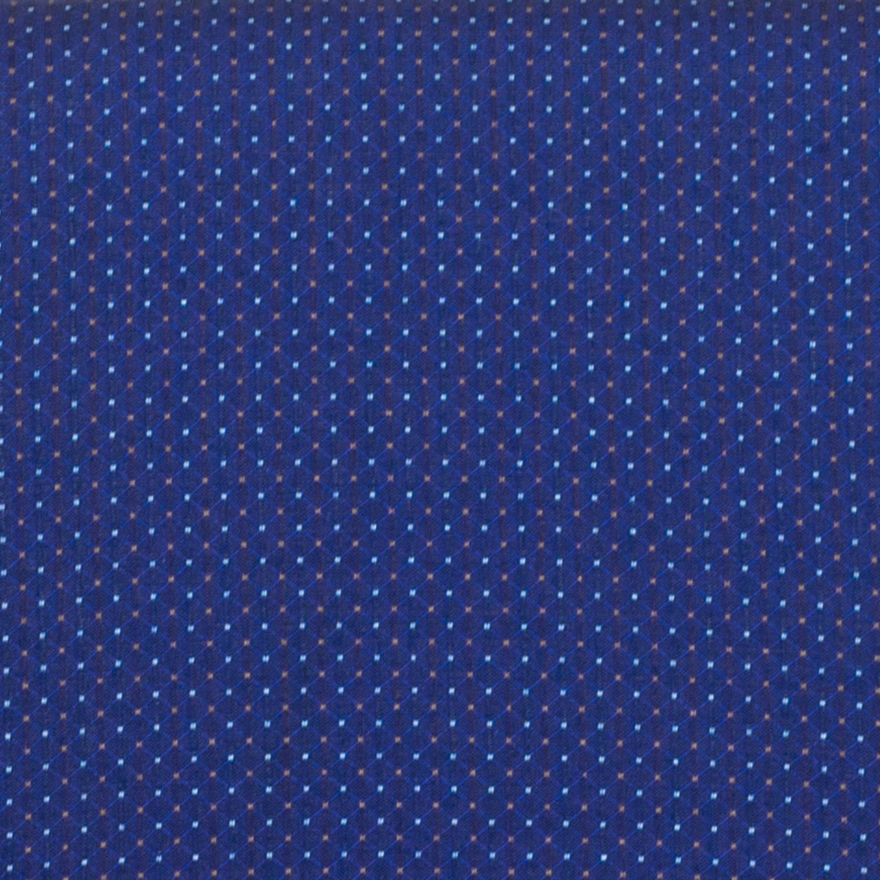 Alt View 10. Emma + Oliver - Auditorium Chair - 19" Seat - Book Rack - Navy Blue Patterned Fabric/Gold Vein Frame.