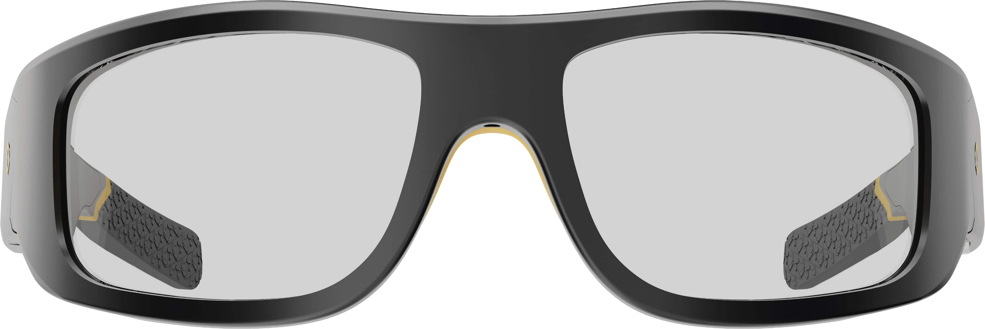 Front. Lucyd - Armor Slim Photochromic Smart Glasses Powered by Lucyd - Black.