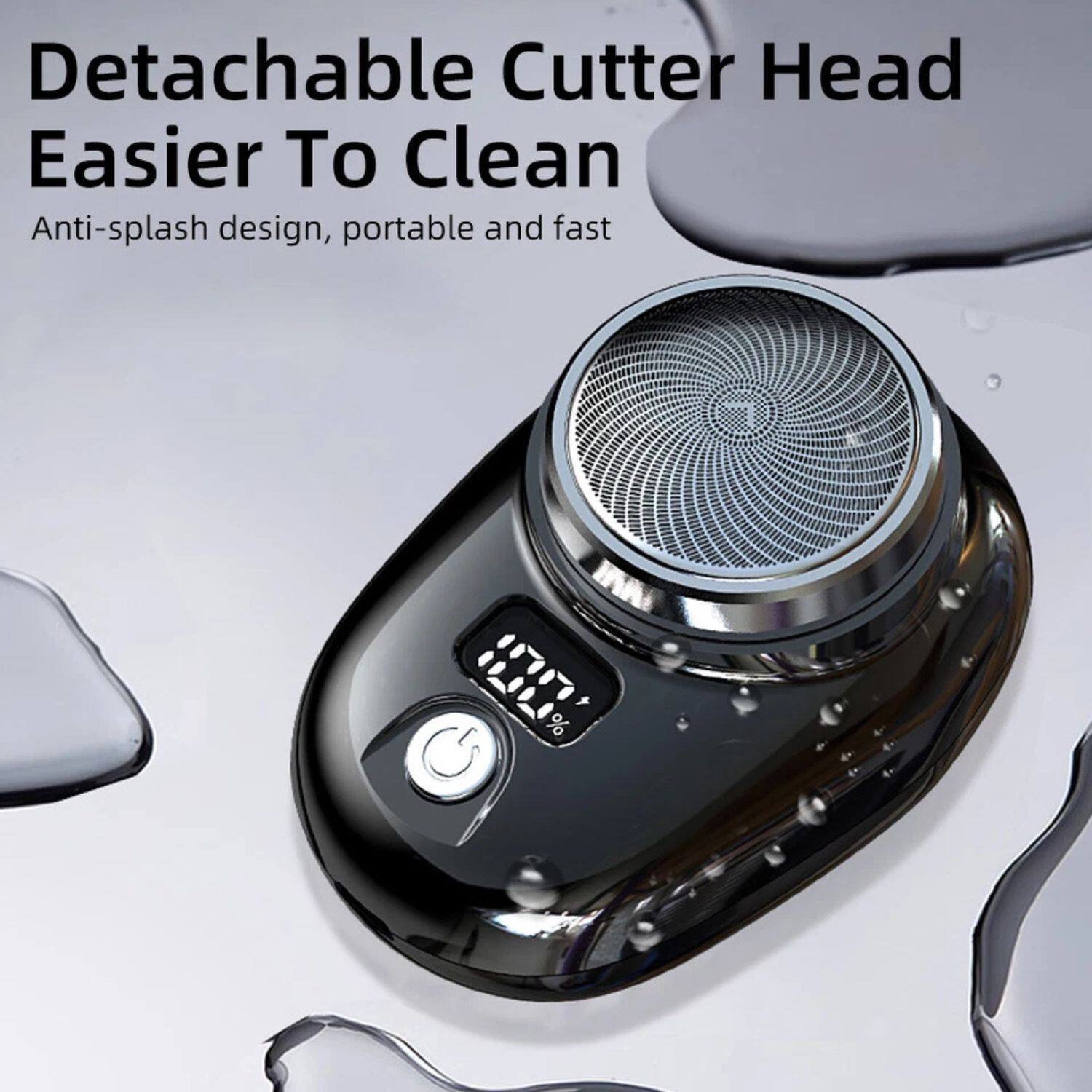 Detachable Cutter Head  
Easier To Clean  
Anti-splash design, portable and fast