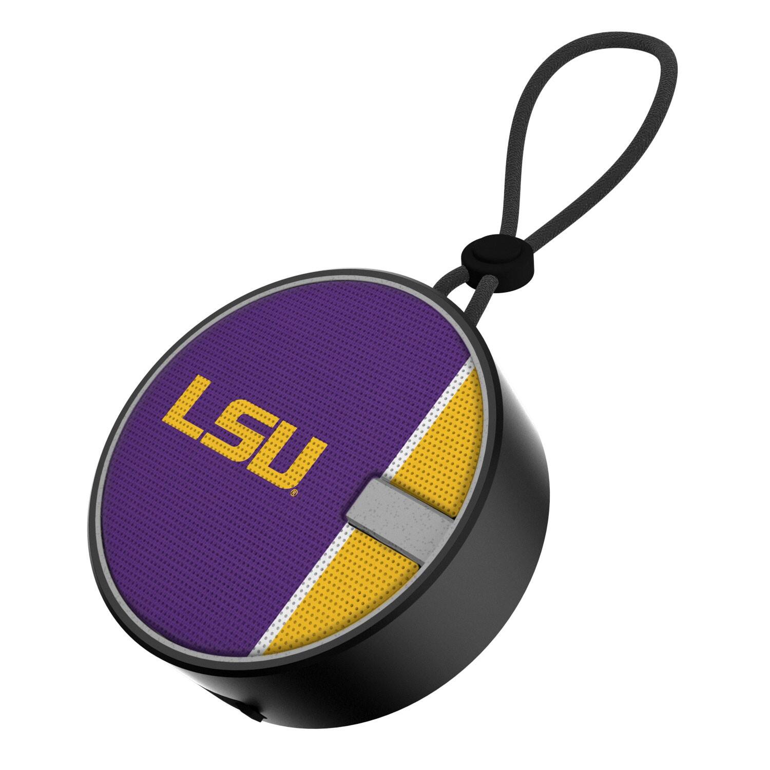 Front. Keyscaper - LSU Tigers Logo Waterproof Bluetooth Speaker - Multicolor.