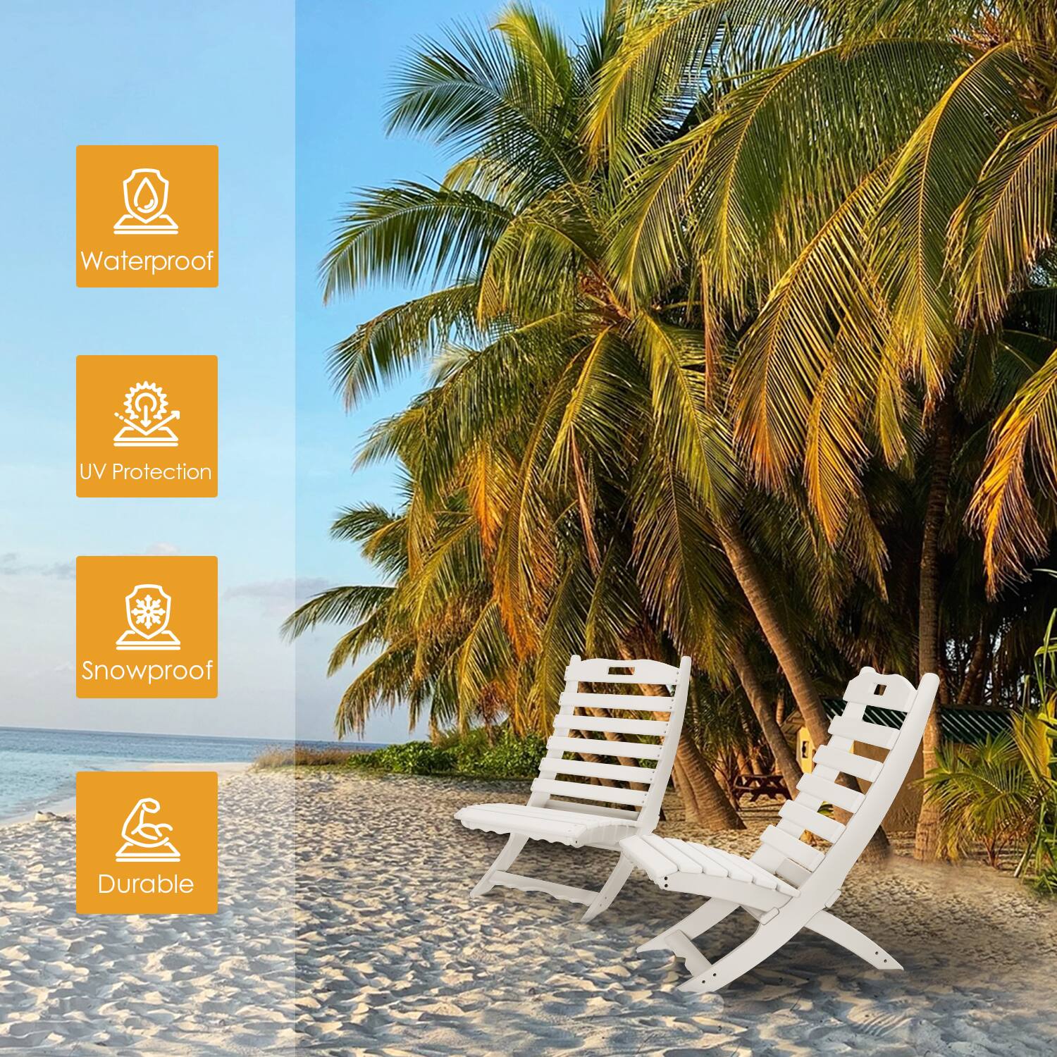 Waterproof  
UV Protection  
Snowproof  
Durable