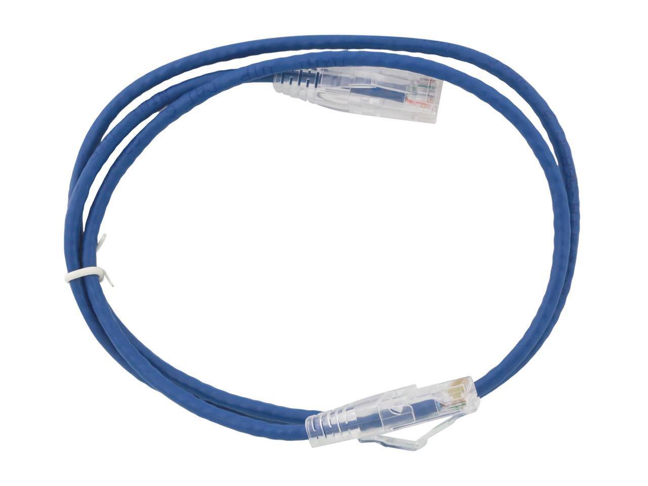 Alt View 1. Nippon Labs - Nippon Labs 28 AWG Snagless Cat6 Ethernet Cable - 3ft, Blue, 550MHz, UTP, RJ45.