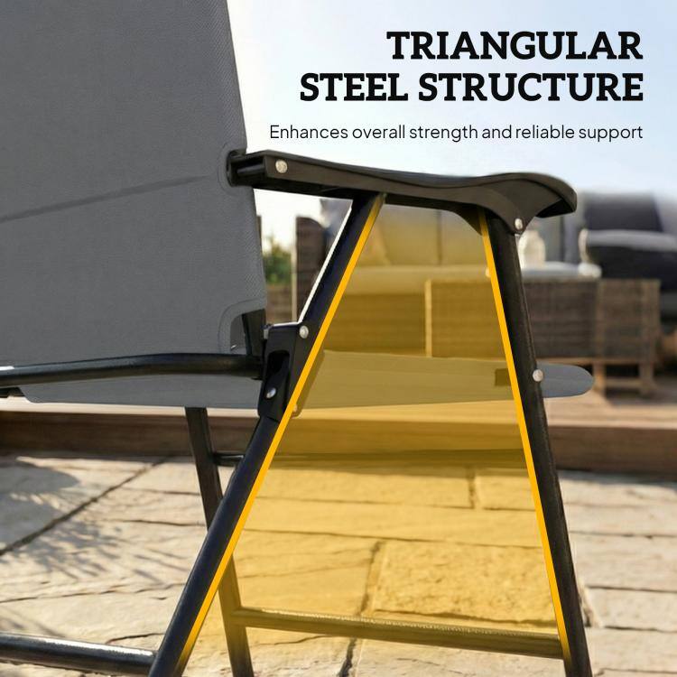 TRIANGULAR STEEL STRUCTURE  
Enhances overall strength and reliable support