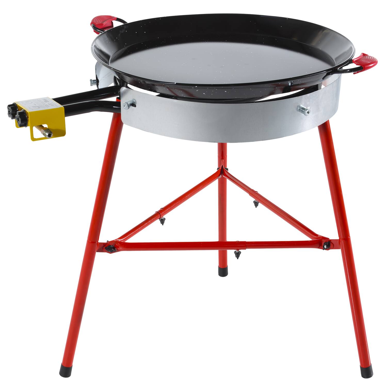 Alt View 2. Ringg - Chef Series Pro Kit, Paella Pan, Dual Gas Burners, Stand for 20 Servings - Multicolored.