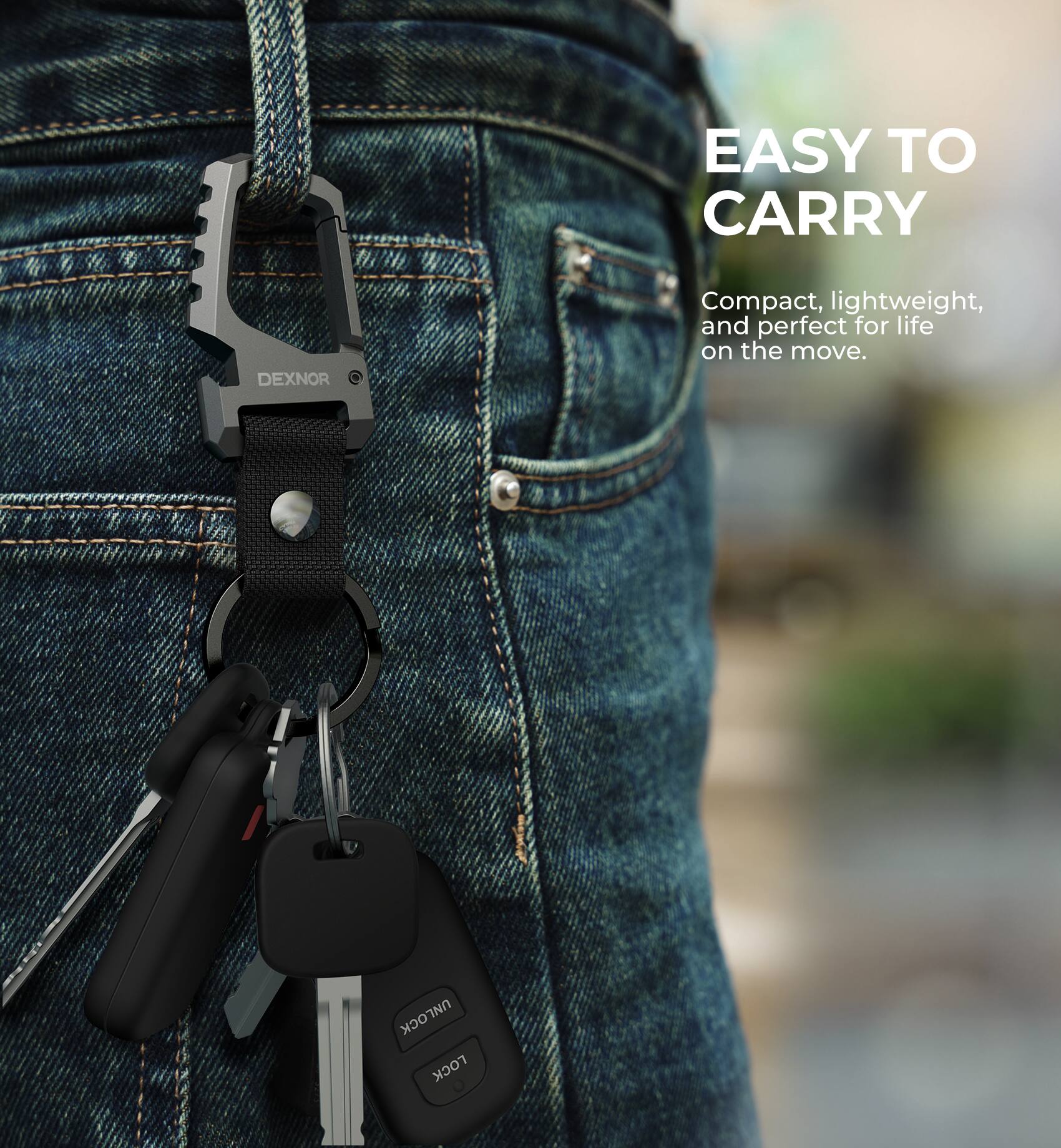 EASY TO CARRY

DEXNOR Compact, lightweight, and perfect for life on the move.