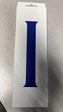 Front. Apple - Apple Watch Band SOLO LOOP 40MM WATCH BAND ULTRAMARINE MAY94AM/A SZ 6 - Ultramarine.