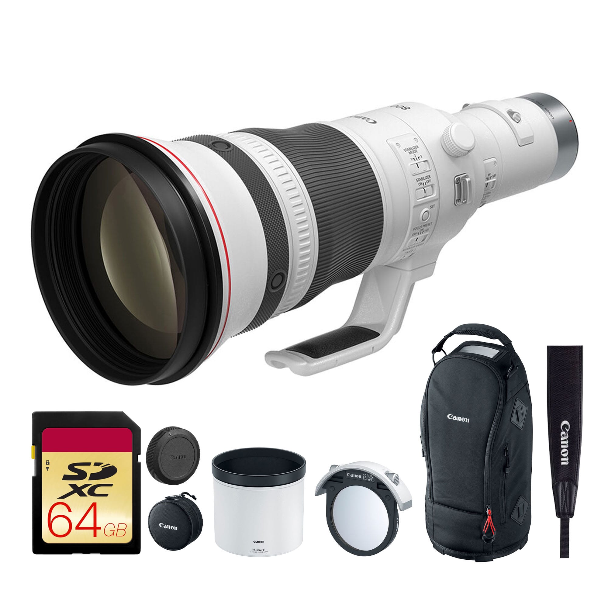 Canon - RF 800mm f/5.6 L IS USM Lens + More - White price history on PriceWatchPro