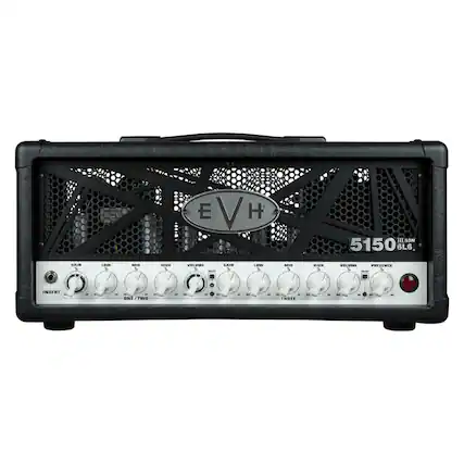 EVH 5150 6L6. GAIN LOW MID HIGH VOLUME PRESENCE. INSERT. ONE/TWO. THREE.