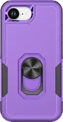 SaharaCase - Raider Series Heavy Duty Kickstand Case for Apple iPhone 16e - Desert Purple - Front_Zoom