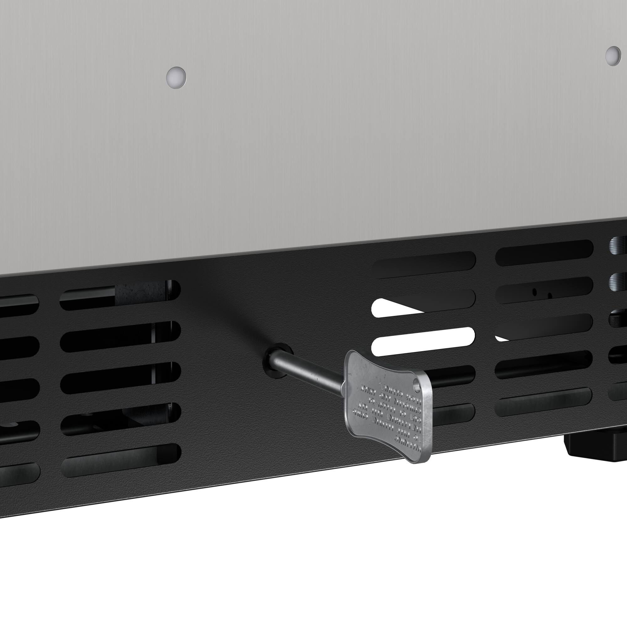 Alt View 4. Koolmore - 15 in. Built-In Panel Ready Undercounter Beverage Refrigerator, with Digital Temperature Control, Glass Shelves, Lock - Black.