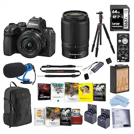 Bundle - NIKON Z50II CAMERA W/16-50 50-250 KIT 3
