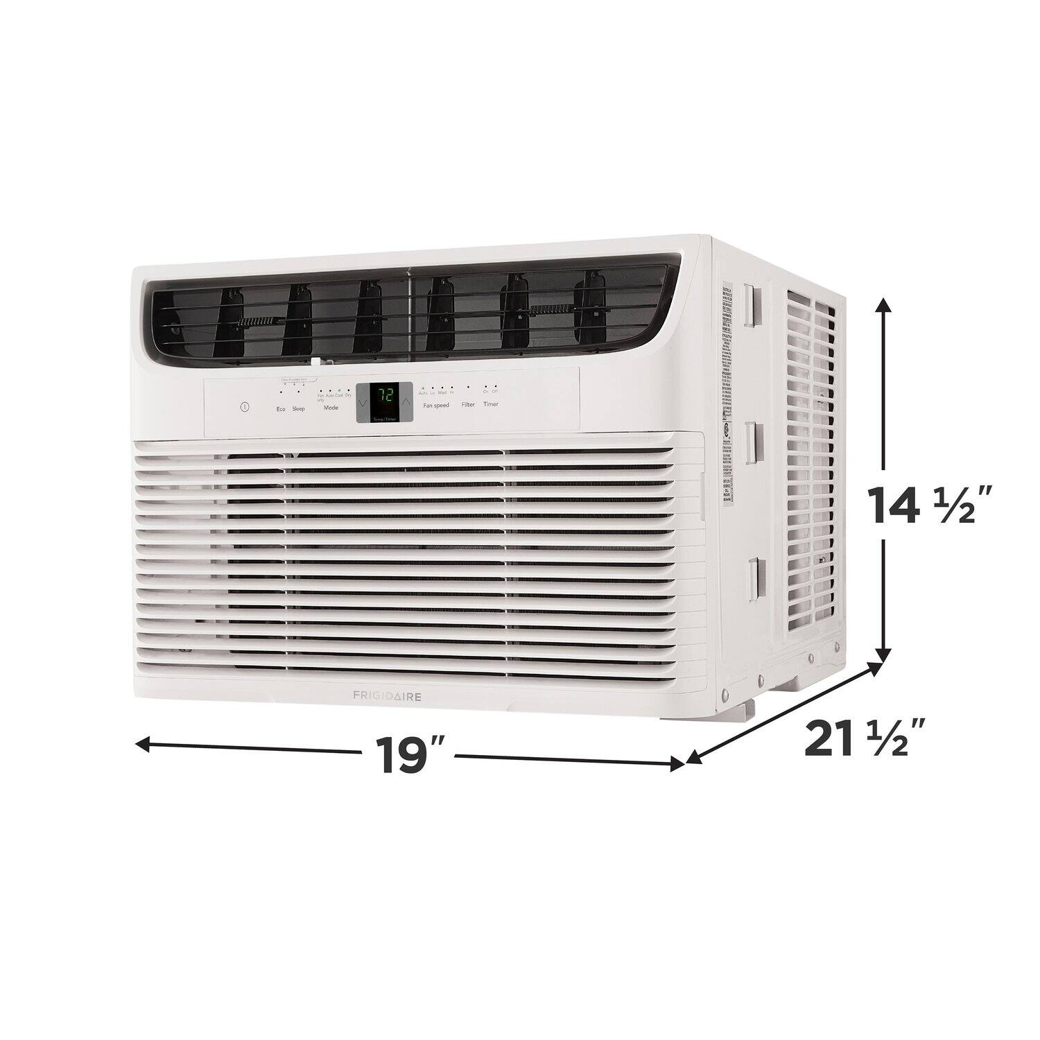 - 12 to 1
- 14 1/2" FRIGIDAIRE
- 19"
- 21 1/2"