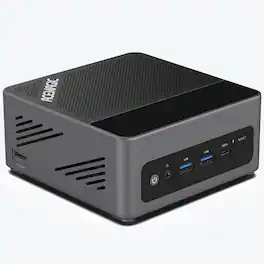 ACEMAGIC - F5A Mini PC - AMD Ryzen AI 9 HX 470 (12C/24T up to 5.2GHz) - 32GB LPDDR5X 8000MT/S 1TB PCIe 4.0 SSD - AMD Radeon 890M - Gray