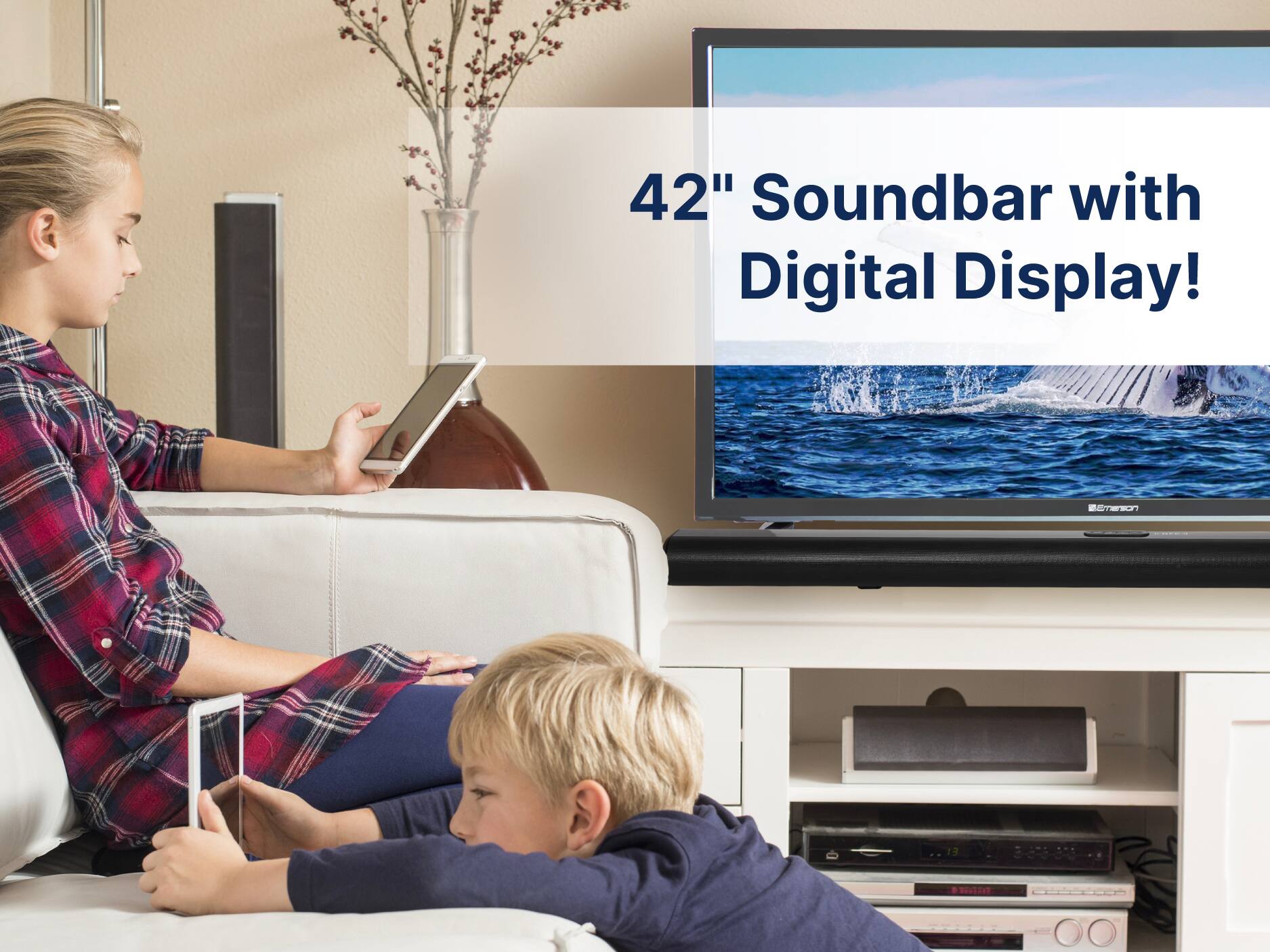 42" Soundbar with Digital Display! BSTeN 200LdE