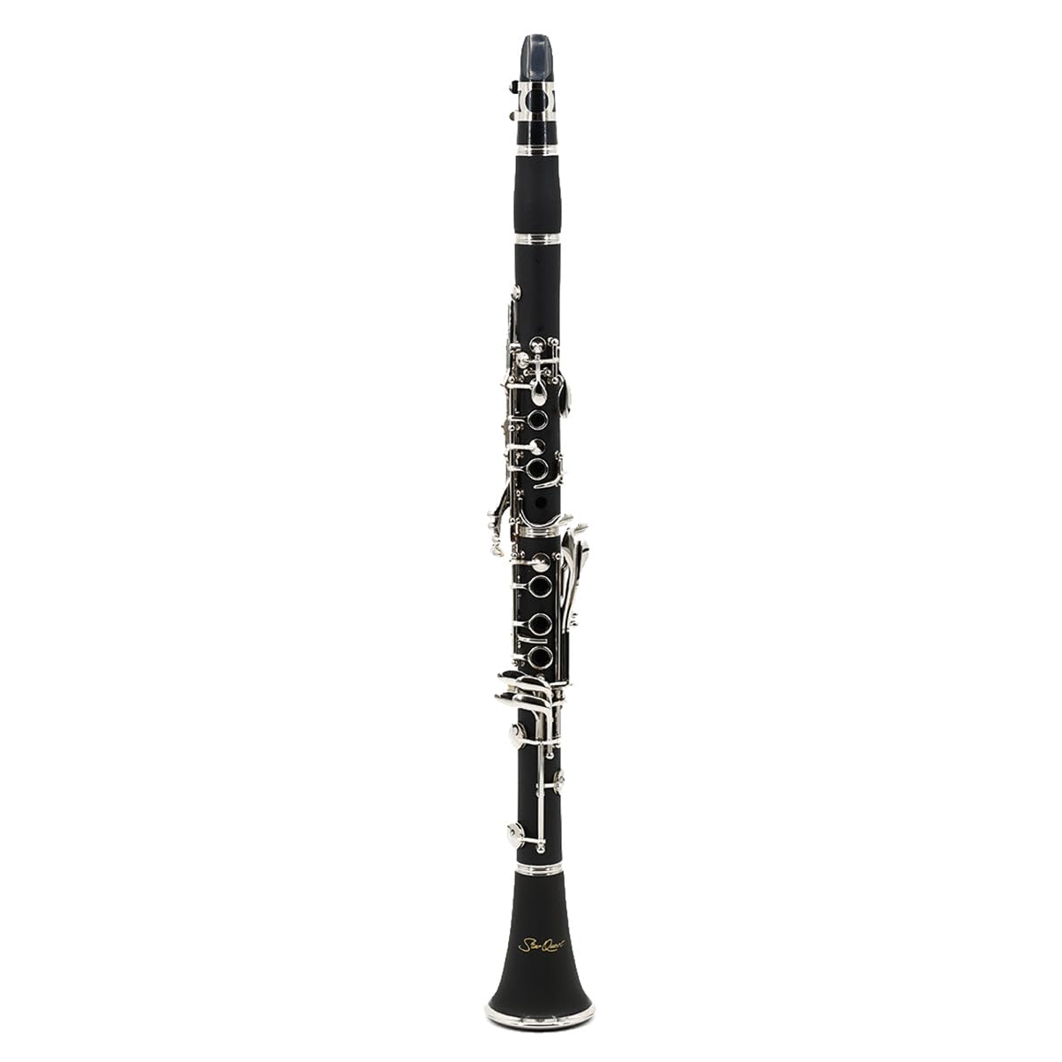 Alt View 8. StarQuest - StarQuest Bb Clarinet Durable ABS Body with 17 Nickel-Plated Keys, Ideal for Beginners to Experienced Musicians, - Black.