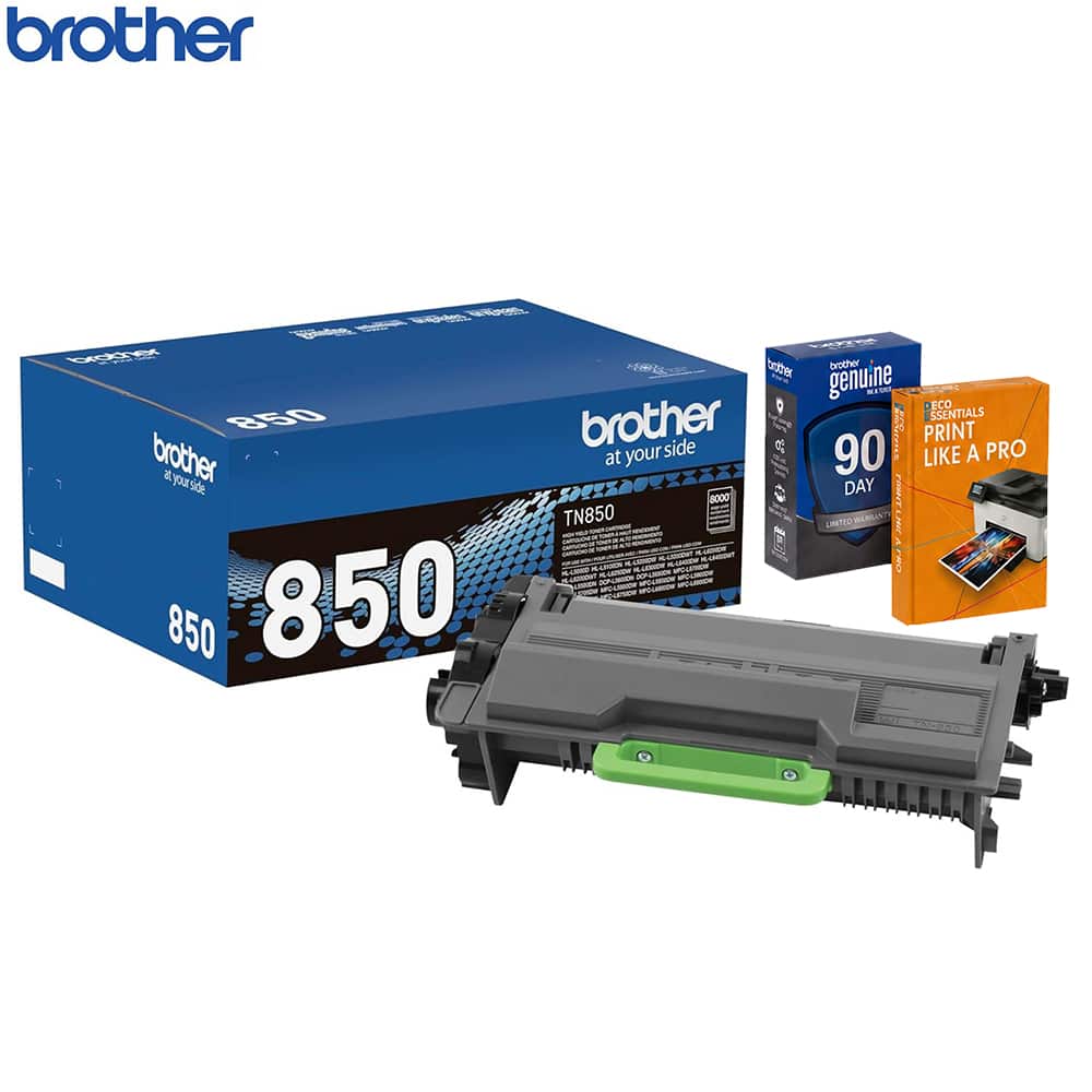 Brother - TN850 High Yield Toner HLL5000D with Deco Essentials Guide