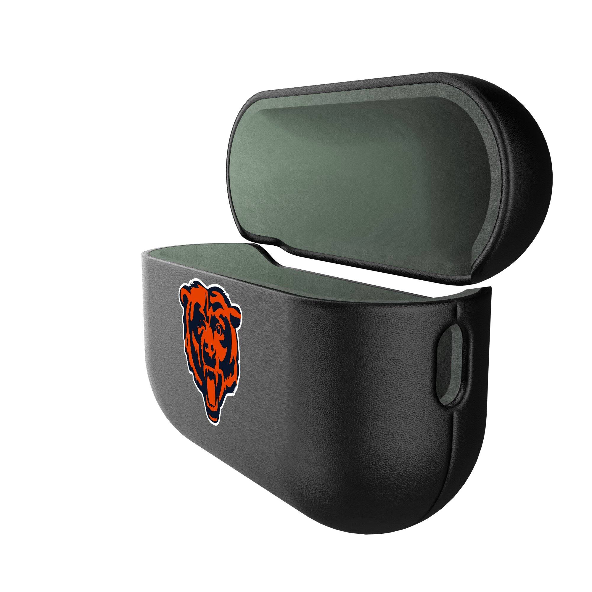 Alt View 1. Keyscaper - Chicago Bears Chicago Bears Insignia 2nd Gen AirPods Pro Case Cover - Black.